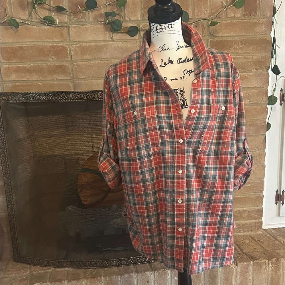 Ralph Lauren plaid button-down